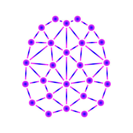Artificial intelligence vector icon logo
