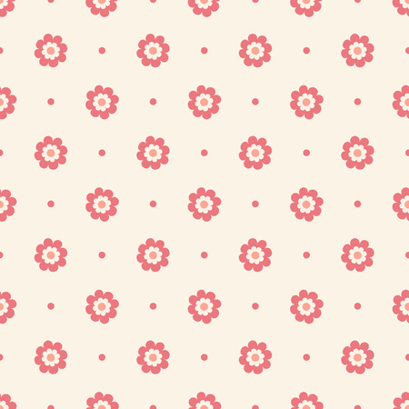 Seamless abstract floral patternのイラスト素材