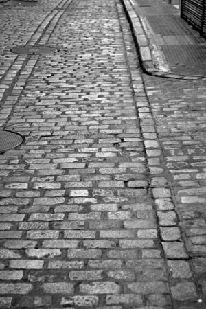 Grey Street, was conversed to black and white の写真素材
