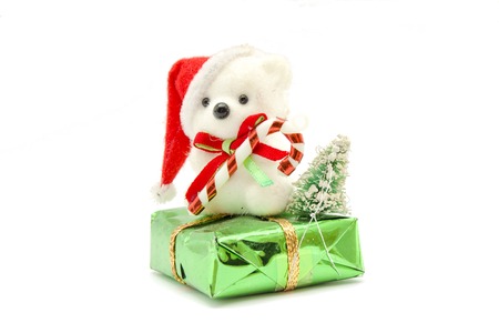 Teddy bear christmasの写真素材