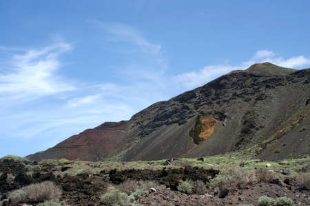 Volcanic landscape on the island of el hierroの写真素材