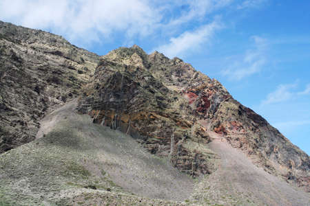 Colorful mountain, Volcano on El Hierroの写真素材