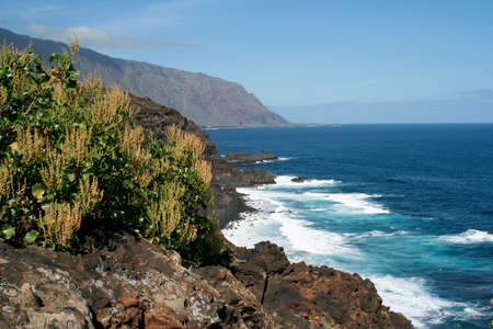 Coastline in the west of el Hierroの写真素材