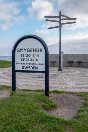 Sweden's southernmost cape.の写真素材