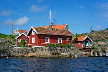 Archipelago environment HÃ¤rÃ¶n Kyrkesund BohuslÃ¤n.の写真素材