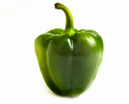 Musty green color on this pepper.の写真素材