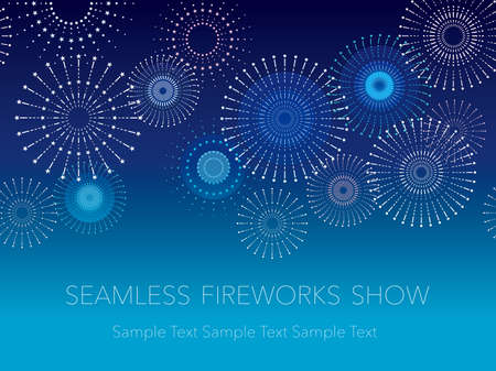 Fireworks illustration.のイラスト素材