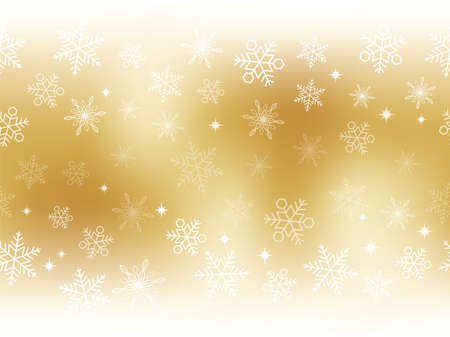 A seamless snow background, vector illustration.のイラスト素材