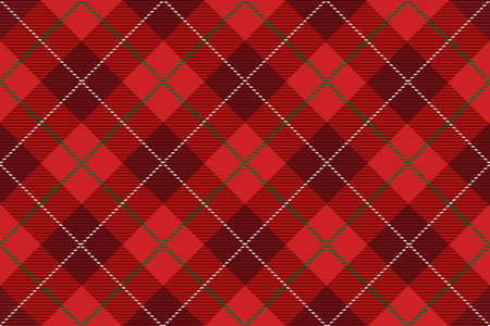 Seamless Tartan plaid, vector illustration. Horizontally and vertically repeatable.