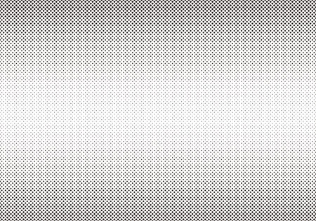 Seamless Monochrome Vector Screen Tones Isolated On A White Background. Horizontally Repeatable.のイラスト素材