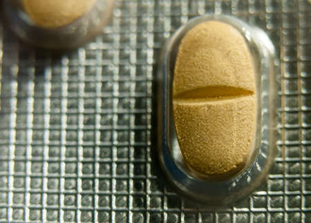 yellow foil packet pull unopened health and nutrition; UKの写真素材