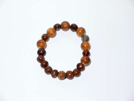 bead bracelet white background studio small fancy unique; essex; england; ukの写真素材