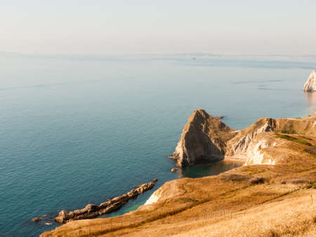durdle door nature coastline coast sea special landscape dorset south tourists tourism rocks; Dorset; England; UKの写真素材