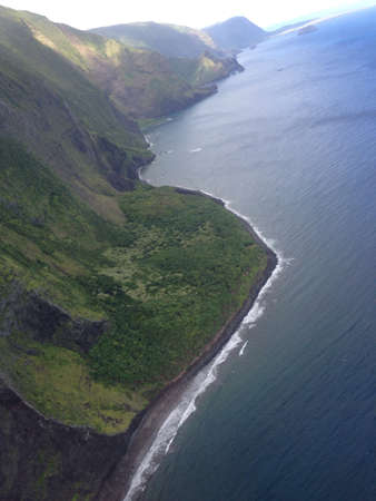 Sea cliffs Molokai 