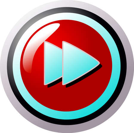 Next button red and turquoiseのイラスト素材