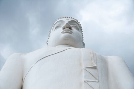 Close up of Samadhi Buddha at Athugala, Sri Lankaの写真素材