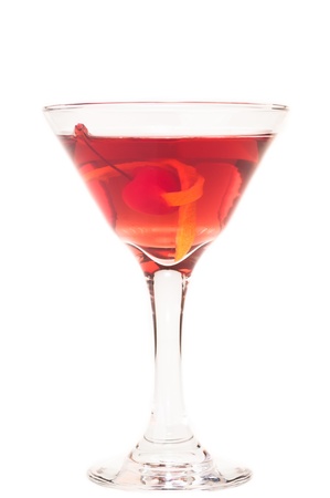 Manhattan cocktail,  a classic cocktail before dinnerの写真素材