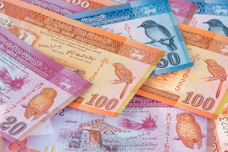 Sri Lanka currency の写真素材