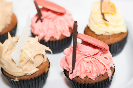 Assorted Cupcakes close-upの写真素材