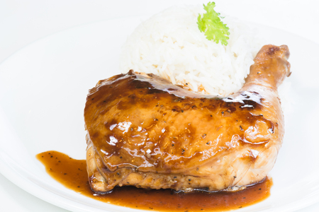 Authentic south east asian  cuisine - Chicken Adoboの写真素材