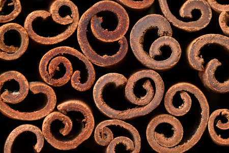 Cinnamon stick backgroundの写真素材