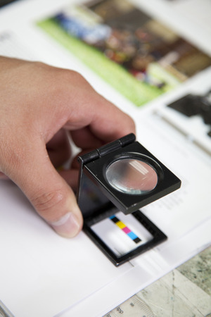 Press color managementの写真素材