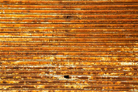 Grunge stile of oxid metal wall vintage in old town on Mexico.の写真素材