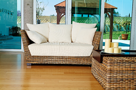 Furniture residential interior of modern living roomのeditorial素材