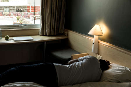 Desaturated hotel or motel bathroom interiorsの写真素材
