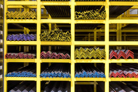 Perspective of Warehouse with materials for construction.の写真素材