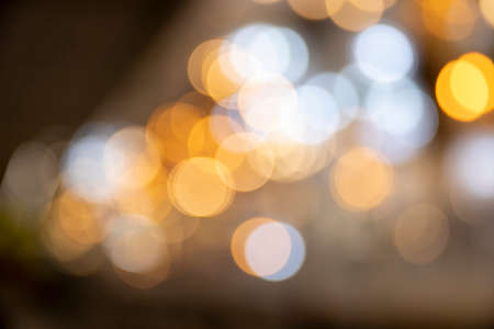 Detail of blur lights for background. night sceneの写真素材