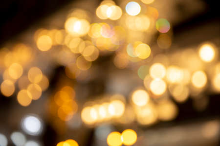 Detail of blur lights for background. night sceneの写真素材