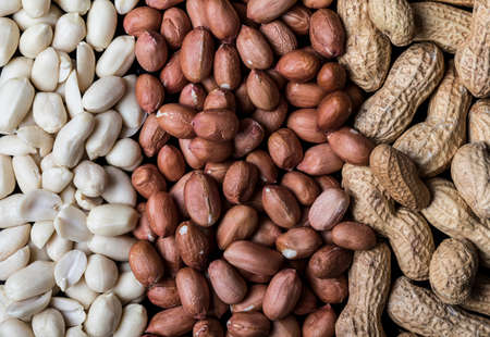 texture detail of abundant peanuts and others cereals