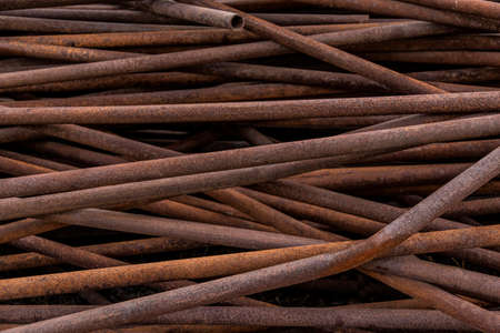 Grunge stile of old rusty metal wall vintage.