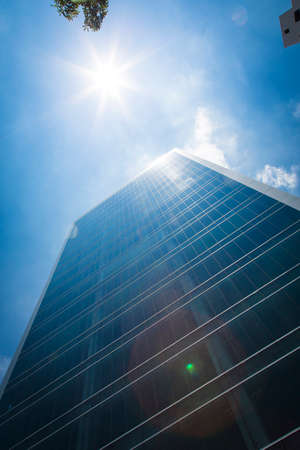 Several tall buildings in Guadalajara, Jalisco, Mexicoの写真素材