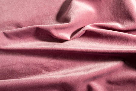 Close up fabric textile texture to backgroundの写真素材