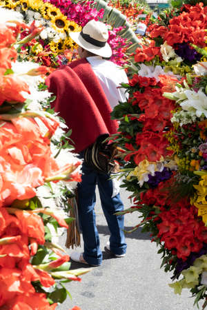 back man, Parade of silleterosのeditorial素材