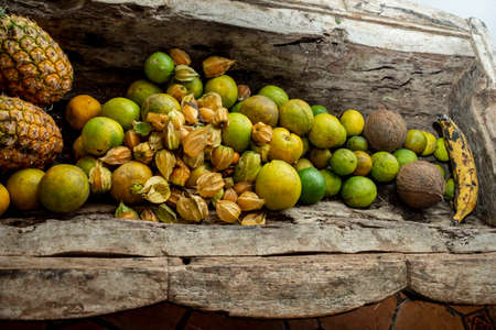 traditional fruits and vegetables from Colombiaの写真素材