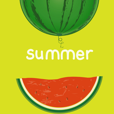 Summer Watermelonのイラスト素材