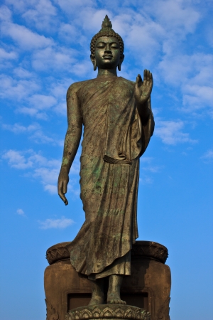 Huge principle buddha in Buddhamonthon, Thailand の写真素材