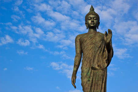 Huge principle buddha in Buddhamonthon, Thailand の写真素材