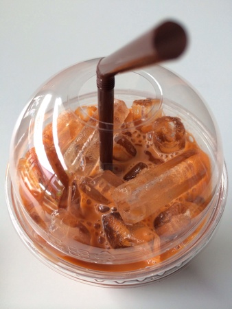 A cup of ice milk tea の素材