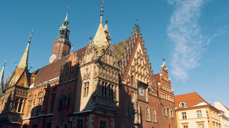 Wroclaw, Poland 14.02.2021 - Cathedral Of St. John The Baptist In Wroclaw, Polandのeditorial素材
