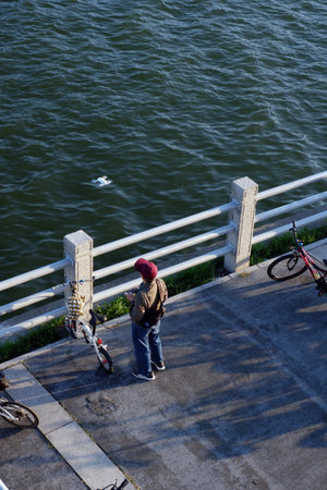 Hong Kong local street scene.のeditorial素材