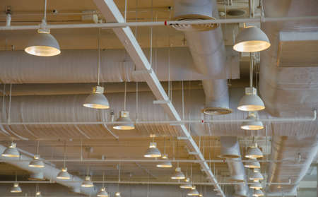 ventilation pipes of an air conditionの写真素材
