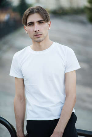Portrait of a gay man - member of the LGBTQ community
