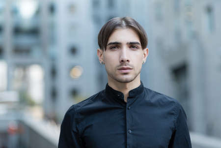 Portrait of a gay man - member of the LGBTQ community