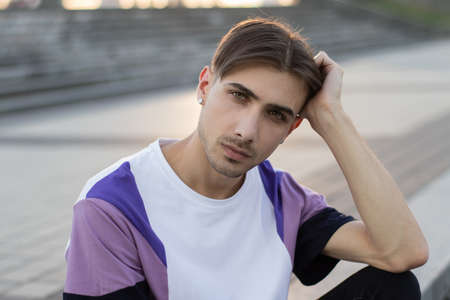 Portrait of a gay man - member of the LGBTQ community