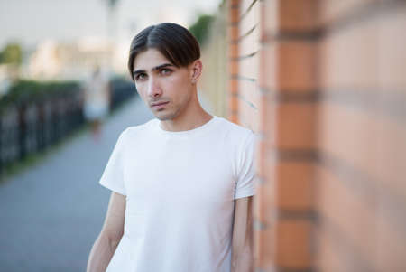 Portrait of a gay man - member of the LGBTQ communityの写真素材