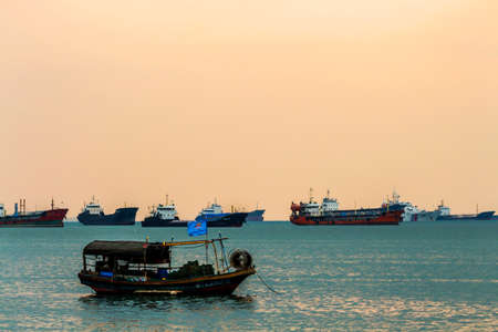 Sanya Hainan sea viewのeditorial素材